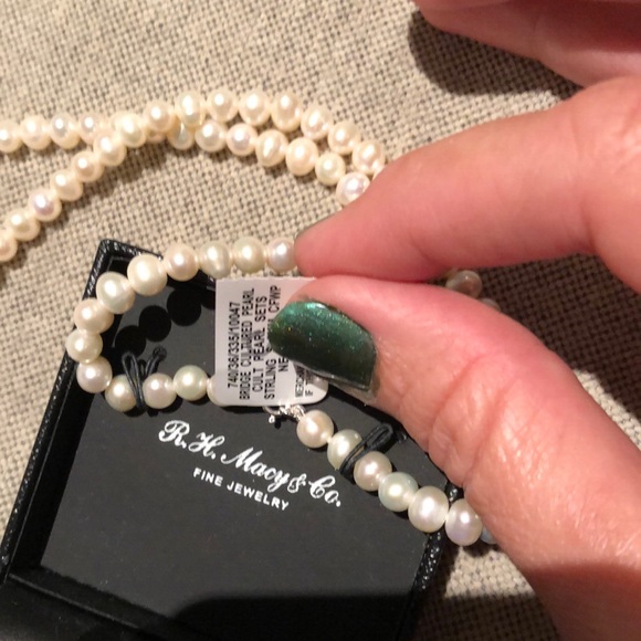 RH macy Jewelry Rh Macy Cultured Pearl Necklace Matching Earring